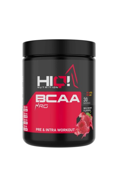 HIQ Bcaa Nrg 390g Wıld Berry Flavored