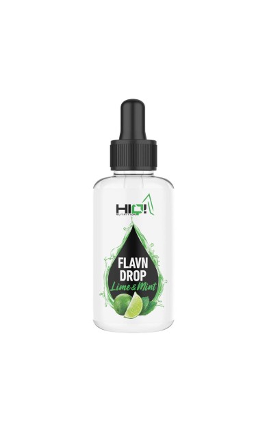 HIQ Flav'n Drops 30ml LIME MINT FLAVORED