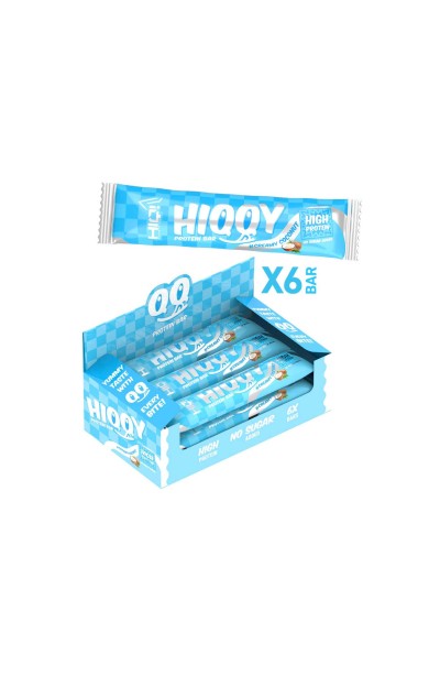 HIQ Hiqqy Protein Bar 6*55g CREAMY COCONUT