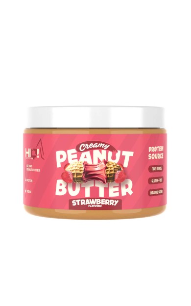 HIQ Peanut Butter 500g Strawberry Flavored CREAMY