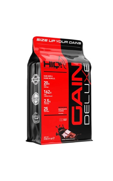 HIQ Gain Deluxe 5 kg DOUBLE CHOCOLATE FLAVORED