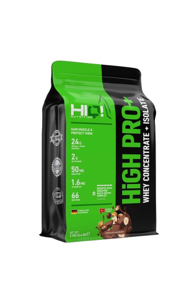 HIQ High Pro+ 2 Kg CHOCOLATE&amp;HAZELNUT FLAVORED