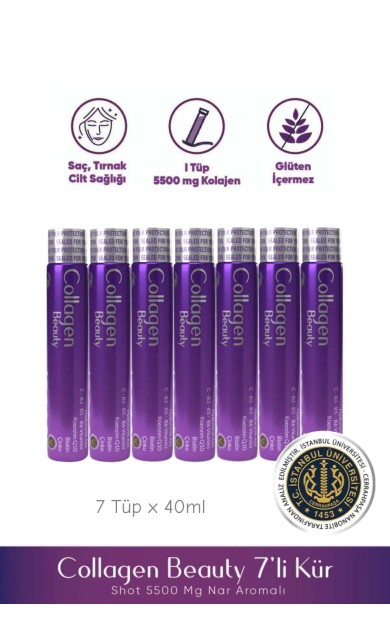 Voop Collagen Beauty Yüksek Biyoaktif Hidrolize Kolajen %100 Saf Ve Doğal - 7 Tüp