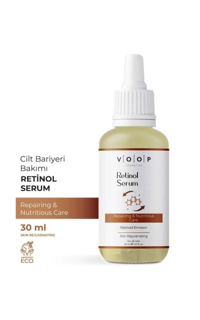 Voop %2 Saf Retinol Serum 30 Ml - Kırışıklık Karşıtı, Cilt Yenileyici, Anti-Aging