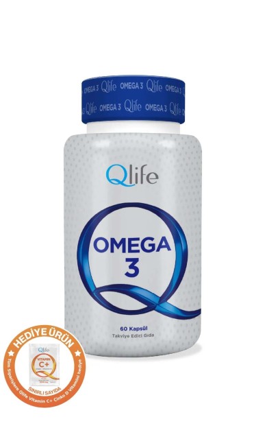 Qlife Omega 3 1200 Mg Balık Yağı 60 Softgel Kapsül