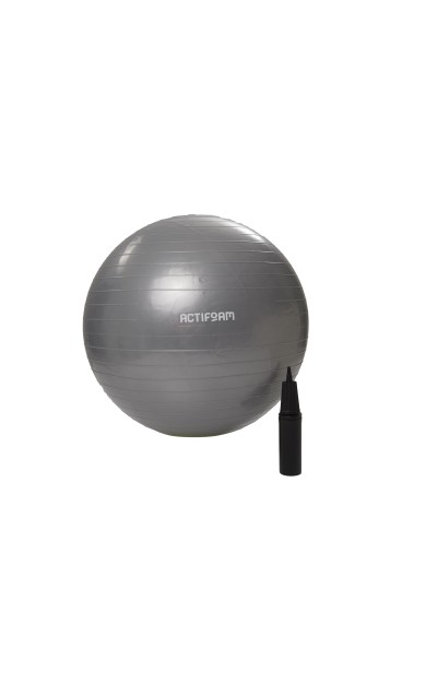 Actifoam Pilates Topu 75 cm 1100 gr PVC - Gri