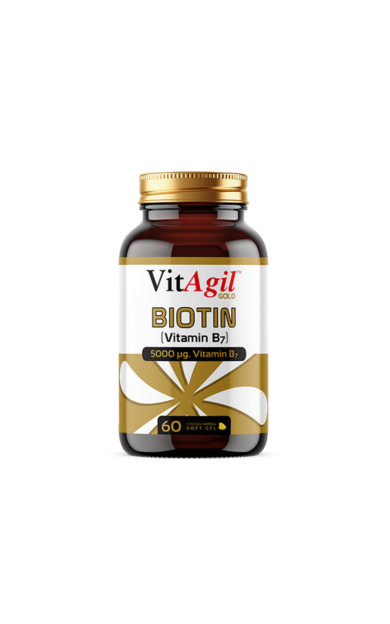 ALLERGO Vitagil Gold Biotin 5000 Mcg 60 Kapsül