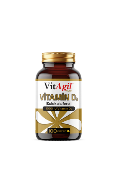 ALLERGO Vitagil Gold Vitamin D3 1000 Iu 100 Kapsül