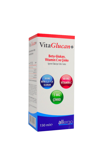 ALLERGO Vitaglucan Beta-Glucan Vitamin Şurup 150 mL