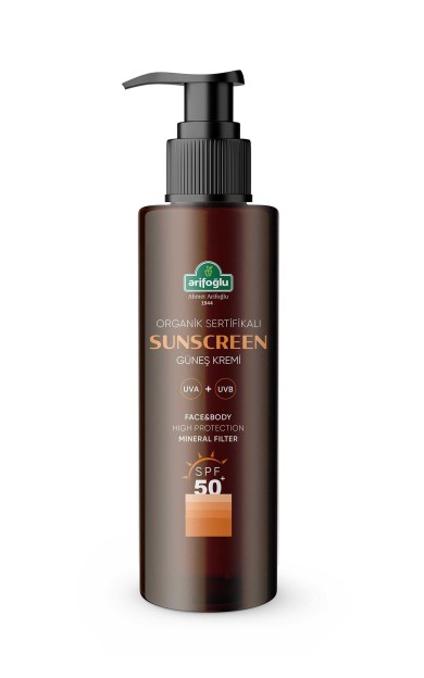 Arifoğlu Organik Sunscreen Spf 50 Güneş Kremi 150 ml