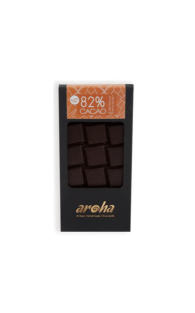 AROHA %82 Bitter Ghana Ballı Çikolata 90g