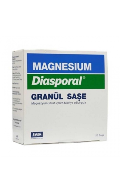 ASSOS Magnesium Diasporal Granül 20 Saşe