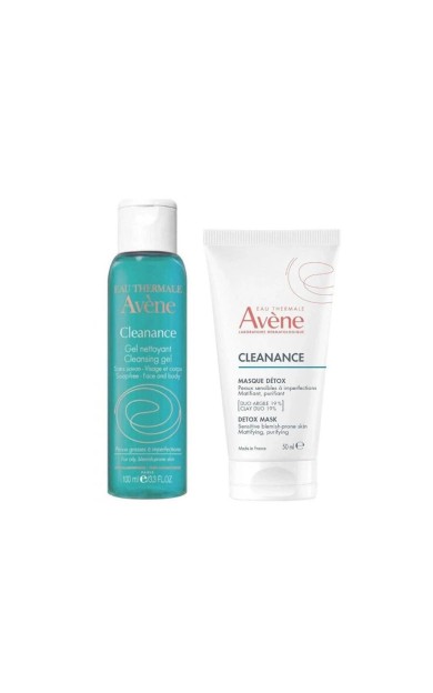 Avene Cleanance Gel 100 ml + Avene Cleanance Mask Detox 50 ml