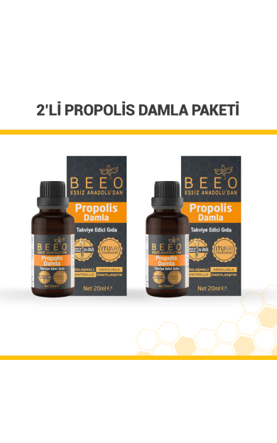 beeo 2'li Propolis Damla Paketi