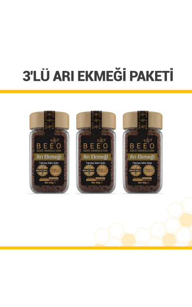 beeo 3'lü Arı Ekmeği Paketi