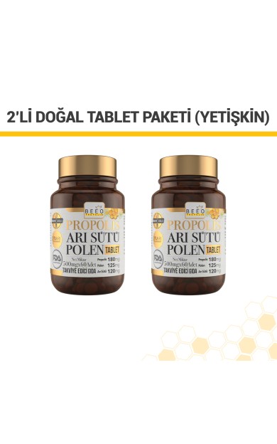 beeo Beeo Up Propolis Arı Sütü Polen Tablet (Yetişkin) Paketi 2'li