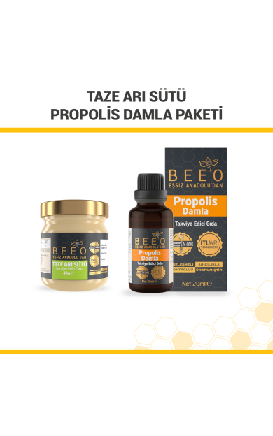 beeo Taze Arı Sütü Propolis Damla Paketi