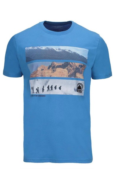 Berg Banyan Erkek T-Shirt-MAVİ