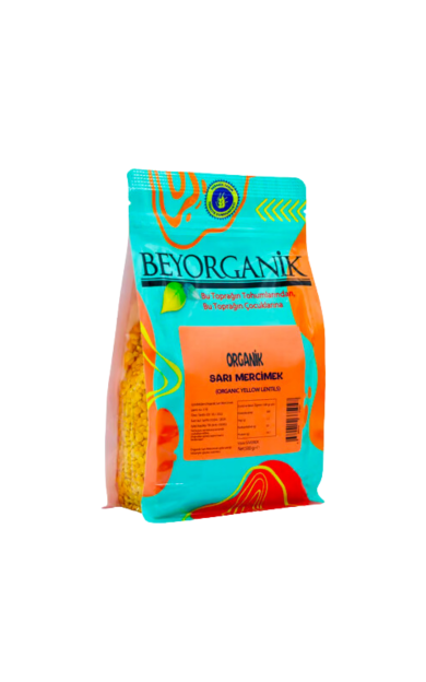 BEYORGANİK Organik Sarı Mercimek 500g