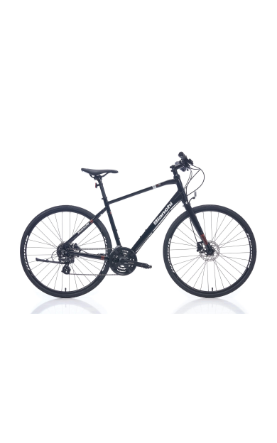 Bianchi T0010 HD Fren 24 Vites 28 Jant Trekking Şehir Bisikleti Siyah Turuncu 53 Kadro