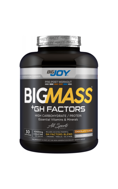 Bigjoy Sports BIGMASS Gainer GH FACTORS Çikolata 3000g