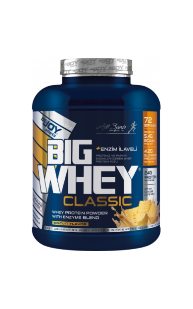 BIGJOY Bigjoy Sports BIGWHEY Whey Protein Classic Bisküvi 2376g 72 Servis