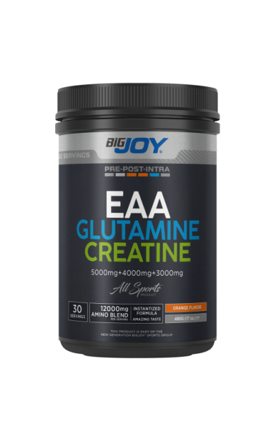 BIGJOY Bigjoy Sports EAA+Glutamine+Creatine Portakal 480g