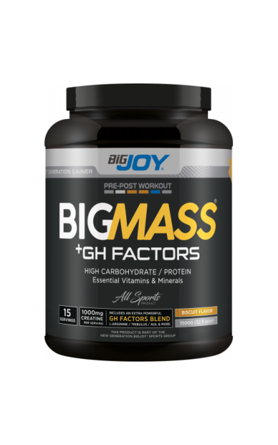 Bigjoy Sports BIGMASS Gainer GH FACTORS Bisküvi 1500g