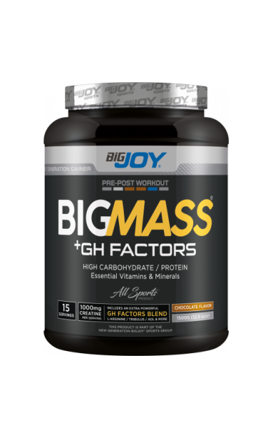 Bigjoy Sports BIGMASS Gainer GH FACTORS Çikolata 1200g