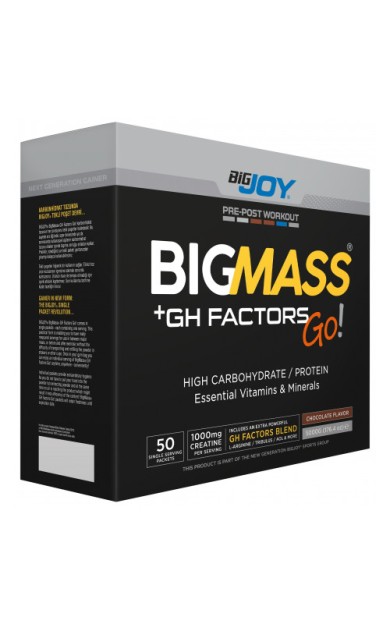 Bigjoy Sports BIGMASSGO GH FACTORS Çikolata 50 Servis