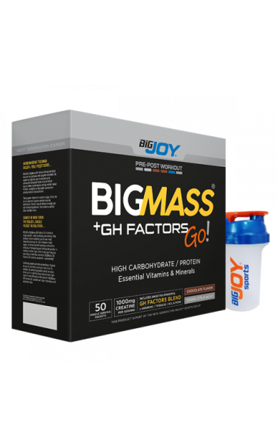 Bigjoy Sports BIGMASSGO GH FACTORS Çikolata 50 Servis