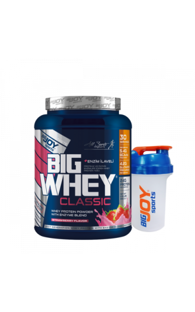 Bigjoy Sports BIGWHEY Whey Protein Classic Çilek 990g 30 Servis