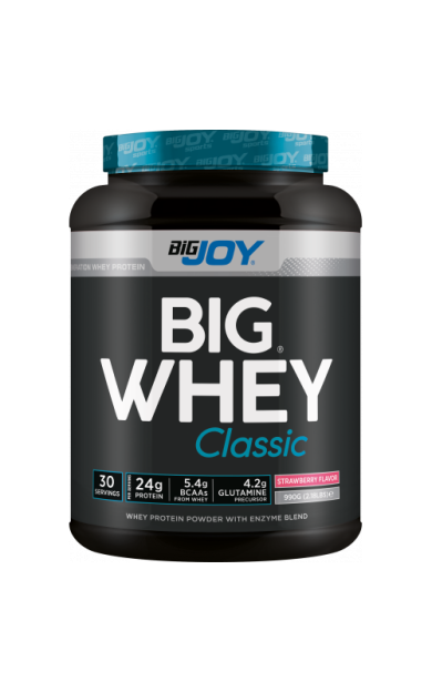 Bigjoy Sports BIGWHEY Whey Protein Classic Çilek 990g 30 Servis