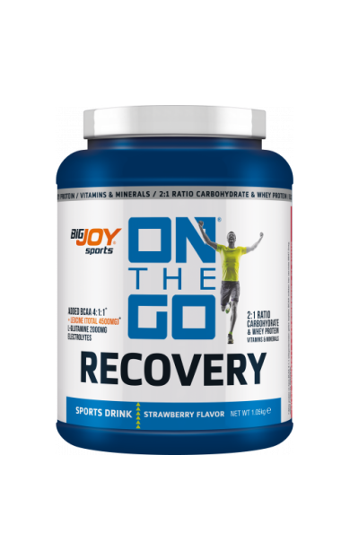 Bigjoy Sports ONTHEGO RECOVERY Sports Drink Çilek 1.05kg