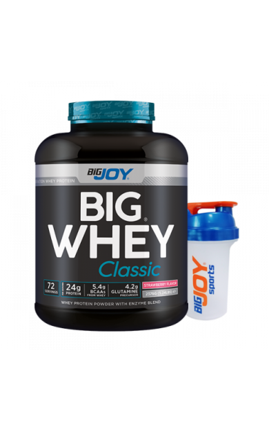 Bigjoy Sports BIGWHEY Whey Protein Classic Çilek 2376g 72 Servis