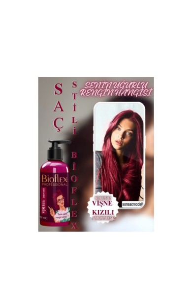 Bioflex Naturel Hair Color Vişne Kızılı 250 Ml