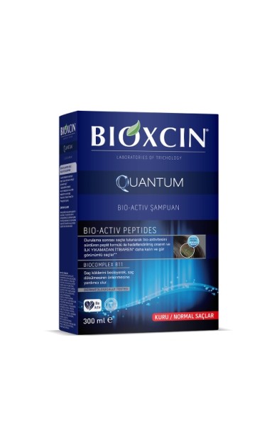 Bioxcin Quantum Kuru ve Normal Saçlar için Şampuan 300 Ml