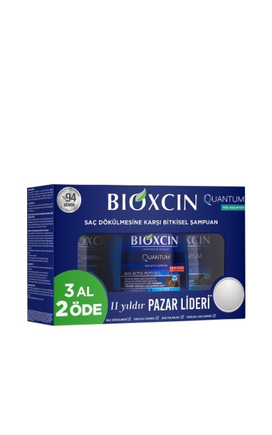 Bioxcin Quantum Yağlı Saçlar için Şampuan 300 Ml (3 Al 2 Öde)