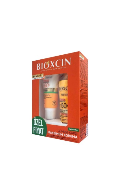 Bioxcin Suncare K/Y Krem SPF50 50 ml + Sprey 200 ml - Kofre