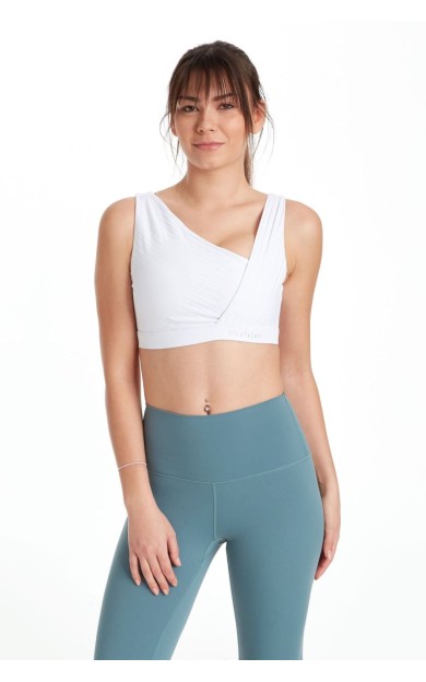 BIRDIEJAY DIAMOND BRA BEYAZ SPORCU VE YOGA SÜTYENİ