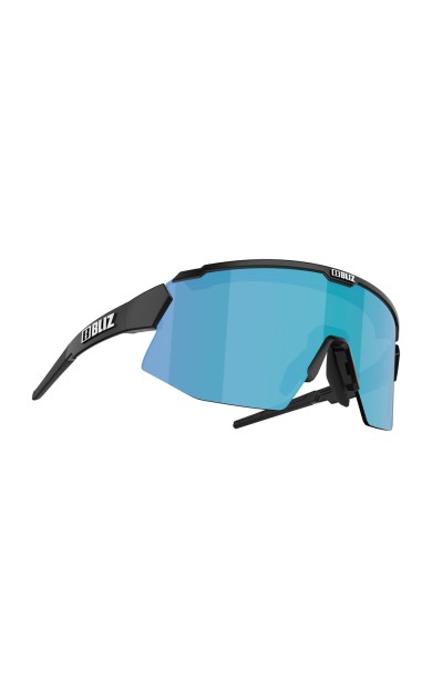 BLIZ Breeze Güneş Gözlüğü Matt Black Frame Brown With Blue Multi Lens ZB70020441