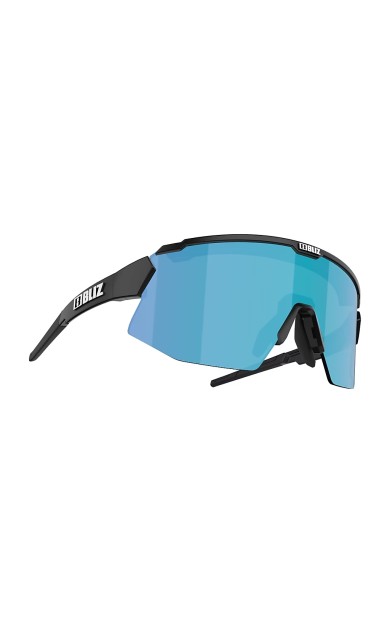 BLIZ Breeze Güneş Gözlüğü Matt Black Frame Brown With Blue Multi Lens ZB70020741