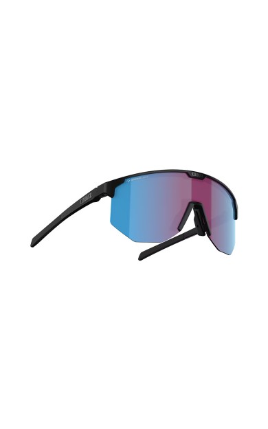 BLIZ Hero Güneş Gözlüğü Nano Optics Nordic Light Matt Black Frame Begonia With Blue Multi Lens ZB70100242