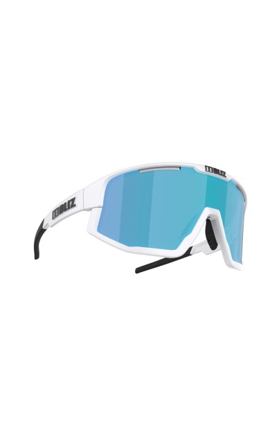 BLIZ Vision Optik Adaptör Uyumlu Güneş Gözlüğü Matt White Frame Smoke With Blue Multi Lens ZB70010437