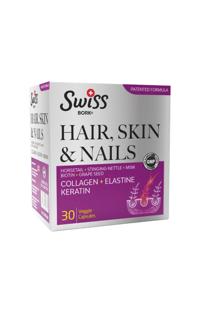 SWİSS BORK Hair Skin Nails 30 Kapsül