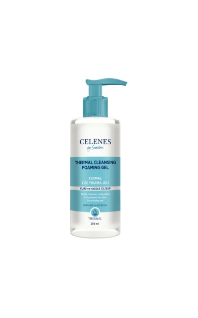 Celenes Thermal Yüz Temizleme Jeli Kuru/Hassas Ciltler - 250 Ml