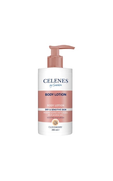 Celenes Cloudberry Parfümsüz Vücut Losyonu Kuru/Hassas Ciltler 200 Ml