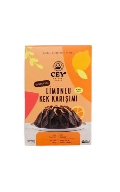 CEY NATURAL FOODS Limonlu Kinoa Unlu Kek Karışımı 265 g