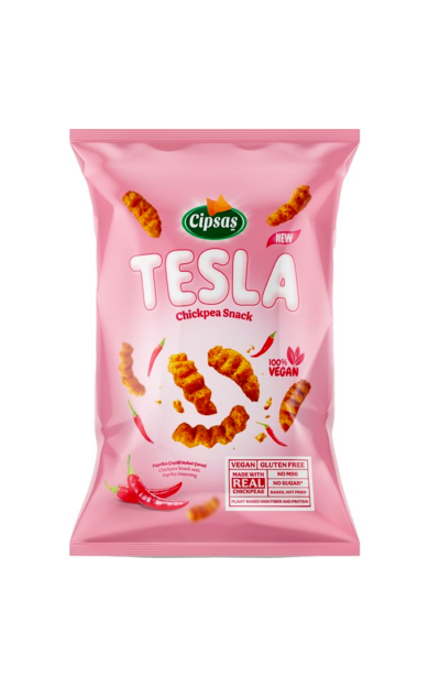 CİPSAŞ Tesla Paprika Çeşnili Nohut Cipsi 65g