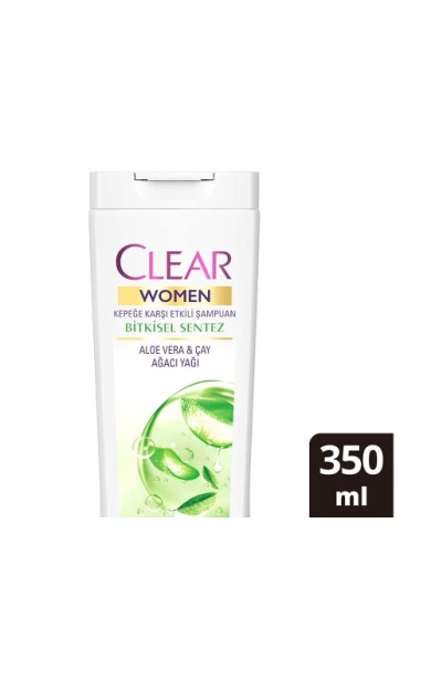 Clear Women Bitkisel Sentez Kepeğe Karşı Etkili Şampuan 350 Ml